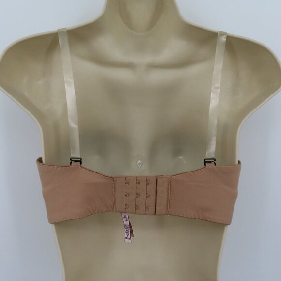 Victorias Secret 32DD Body Victoria Lined Strapless Beige Underwire Bra Women - Picture 5 of 15